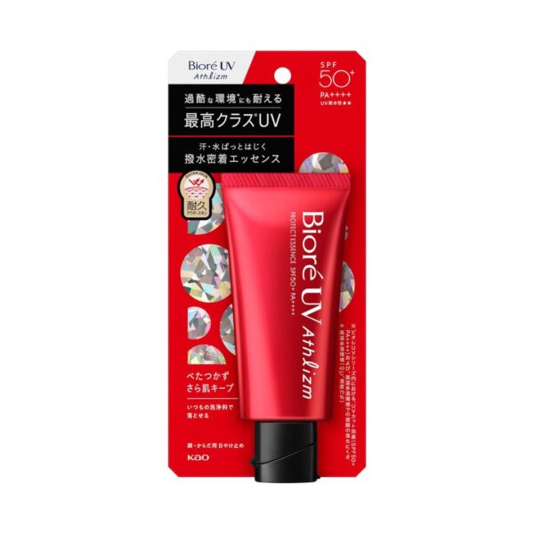Protetor Solar Biore UV Athlizm Protect Essence FPS 50+ PA++++ (Alta Resistência para Atividades ao Ar Livre)