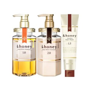 &Honey Deep Moist- Shampoo, Treatment e Hair Pack