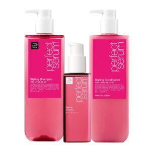 Kit Mise en Scène Perfect Serum Styling (Shampoo + Condicionador + Sérum)