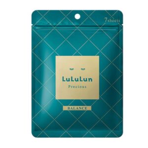 Lululun Precious Green Balanced Face Mask- 7 unidades