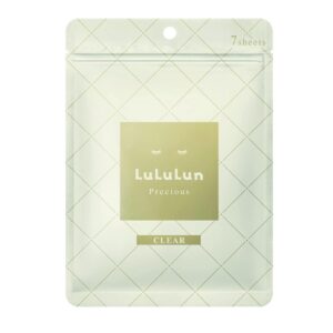 Lululun Precious White Clear Face Mask- 7 Unidades
