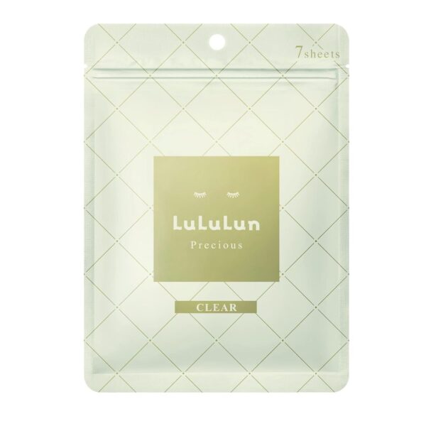 Lululun Precious White Clear Face Mask- 7 Unidades