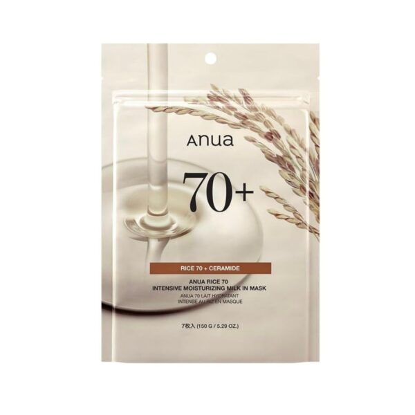 Anua Rice 70 Intensive Moisturizing Milk IN MASK