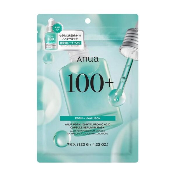 Anua PDRN 100 Hyaluronic Acid Capsule Serum IN MASK