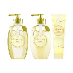 &Honey Pixie Moist Silky - Shampoo, Treatment e Hair Pack